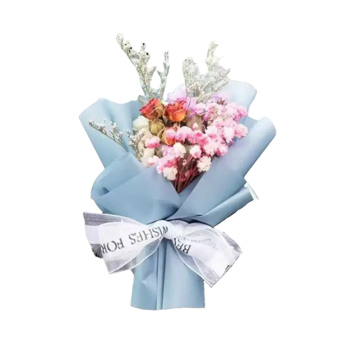 Ice Blue Mini Bouquet